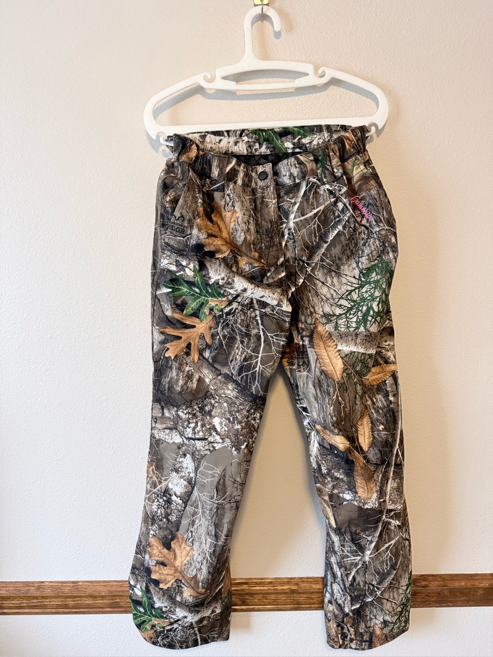 Gamehide Camo Hunting Pants with Leaf Print